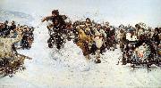 Vasily Surikov Storm of Snow Fortress Germany oil painting reproduction